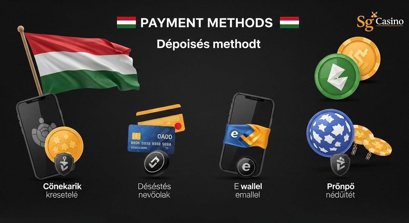 Elérhető befizetési módok deposit methods